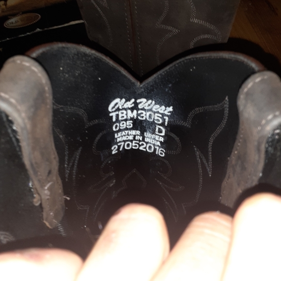 Men's old west cowboy boots - Picture 1 of 4